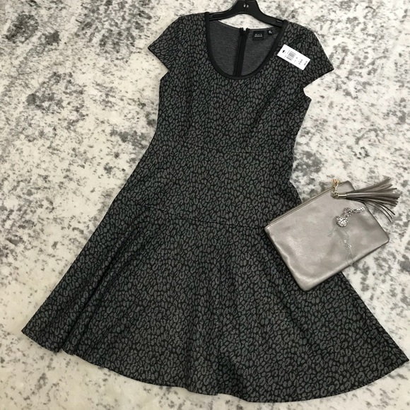 Saks Fifth Avenue Dresses & Skirts - Animal print LBD NWT SFA Black M